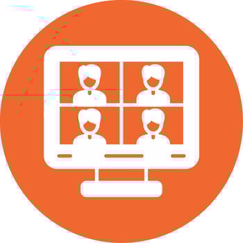 Video Conference Vector Icon