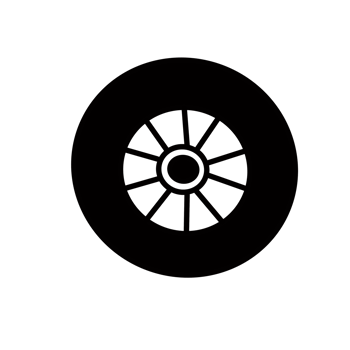 wheel Hand drawn organic line doodle png