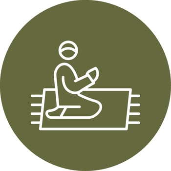 Pray Vector Icon