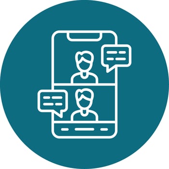 Teleconference Vector Icon