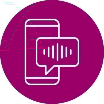 Voice Assistant Vector Icon