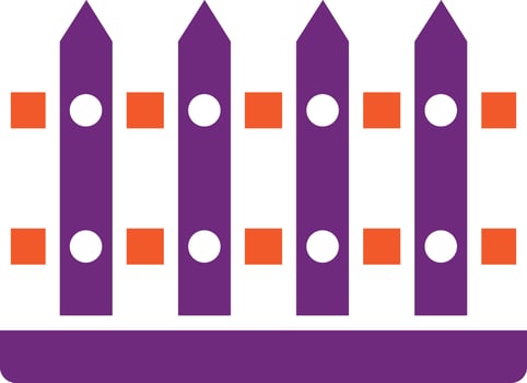 Fence Vector Icon Design Illustration