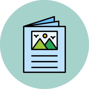 Brochure Vector Icon