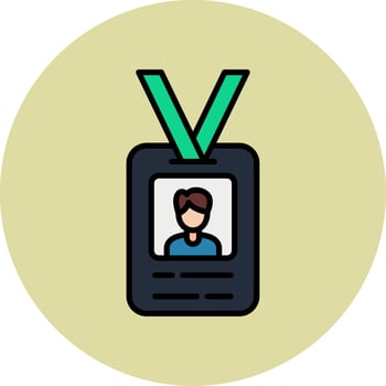Id Card Vector Icon