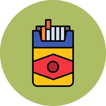 Cigarettes Vector Icon