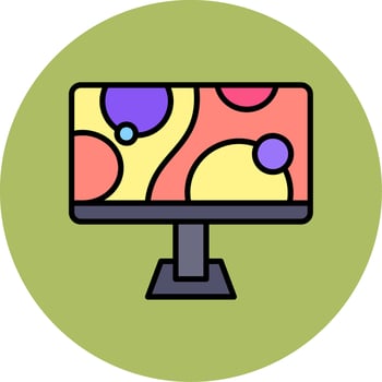 Monitor Vector Icon