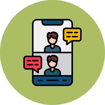 Teleconference Vector Icon