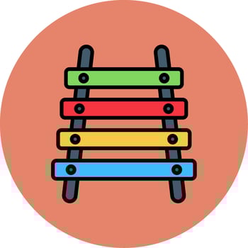 Xylophone Vector Icon