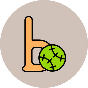 Small B Vector Icon