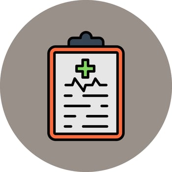 Medical Report Vector Icon