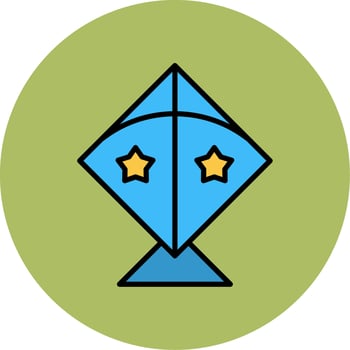 Kite Vector Icon