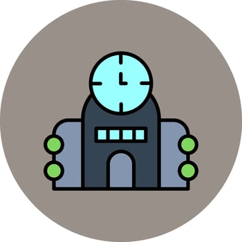 Time Machine Vector Icon