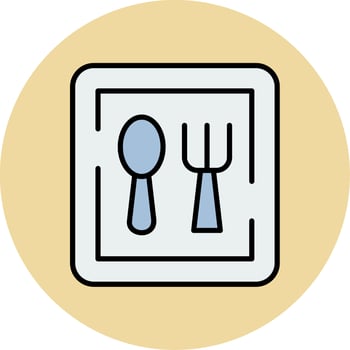 Restaurant Sign Vector Icon