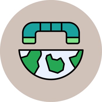 Worldwide Vector Icon