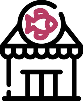 Fishing Gear Shop Creative Icon Design vector