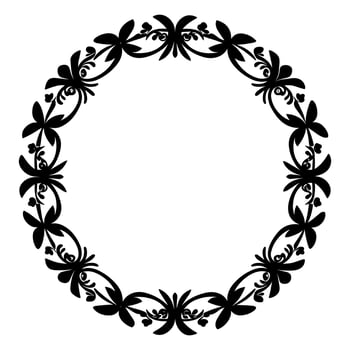 Free Vintage Decorative Ornamental Circle frame vector, Round vector ornamental Frame