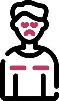 Grief Creative Icon Design vector