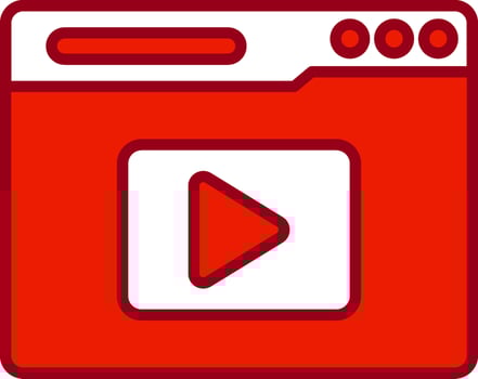 Video Streaming Vector Icon