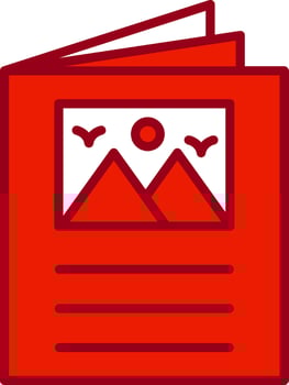 Brochure Vector Icon