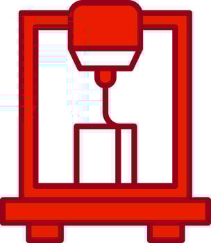 3d Printer Vector Icon