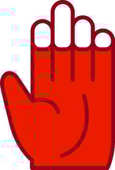 Cyanosis Vector Icon