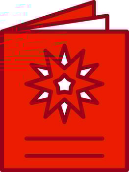 Greeting Card Vector Icon