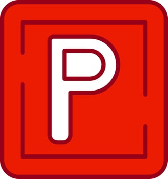 Parking Sign Vector Icon