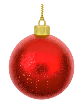 3D Illustration christmas ball png