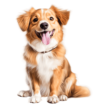 Nova Scotia Duck Tolling Retriever Dog breed Generative Ai png