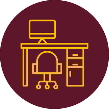 Workplace Vector Icon