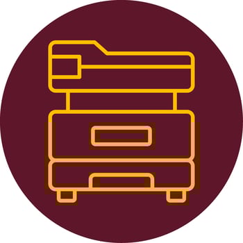 Multifunction Printer Vector Icon