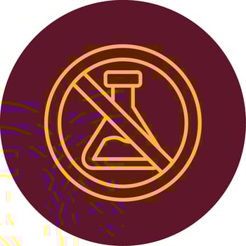 No Chemical Vector Icon