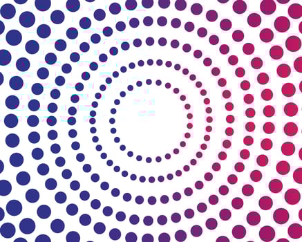 Gradient circular dotted sunburst background design vector. vector