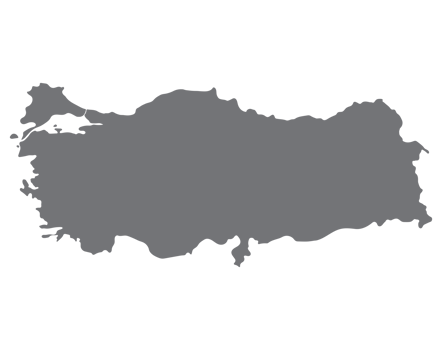 Map of Turkey. Turkish map in details png
