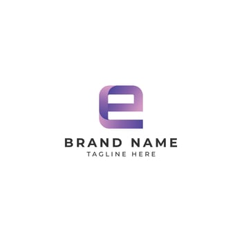 E Logo design , vector