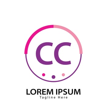 letter CC logo. C C. CC logo design vector illustration for creative company, business, industry. Pro vector