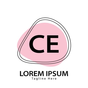 letter CE logo. C E. CE logo design vector illustration for creative company, business, industry. Pro vector