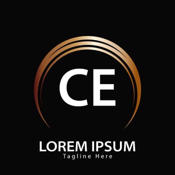letter CE logo. C E. CE logo design vector illustration for creative company, business, industry. Pro vector