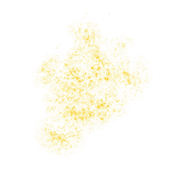 Yellow Sparkles Particles png