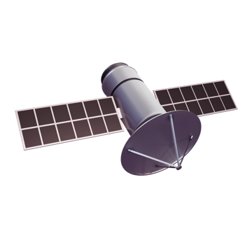 3D rendering satellite png