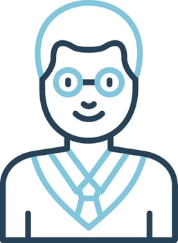 Professor Vector Icon