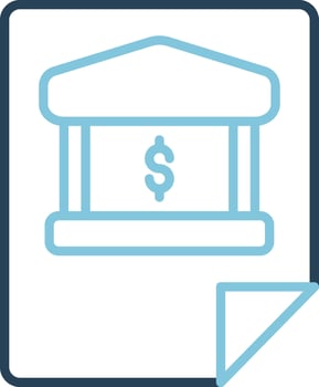 Bank Statement Vector Icon