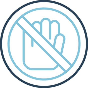 No Touch Vector Icon