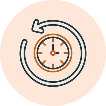 Retrospective Vector Icon