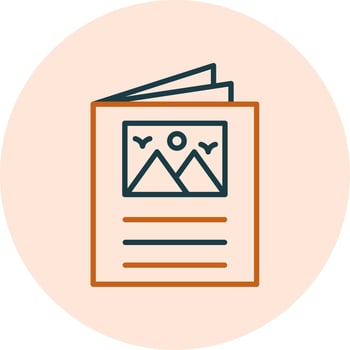 Brochure Vector Icon
