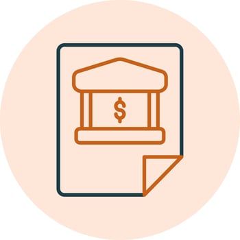 Bank Statement Vector Icon