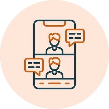 Teleconference Vector Icon