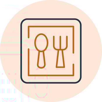 Restaurant Sign Vector Icon