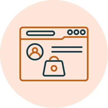 Online Shopping Vector Icon