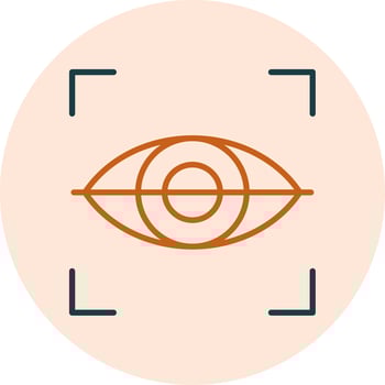 Eye Scan Vector Icon